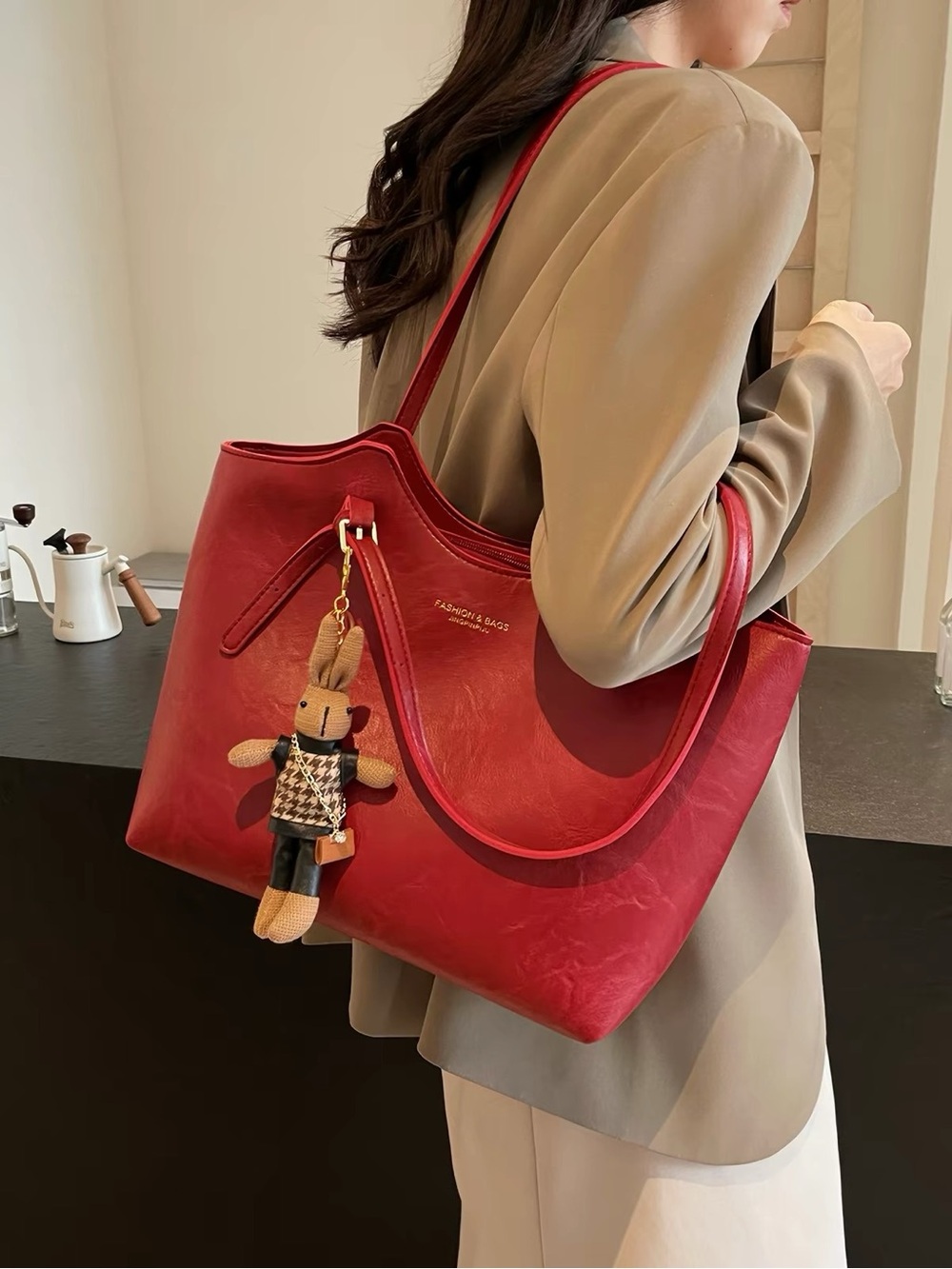 Red Tote Bag Like New